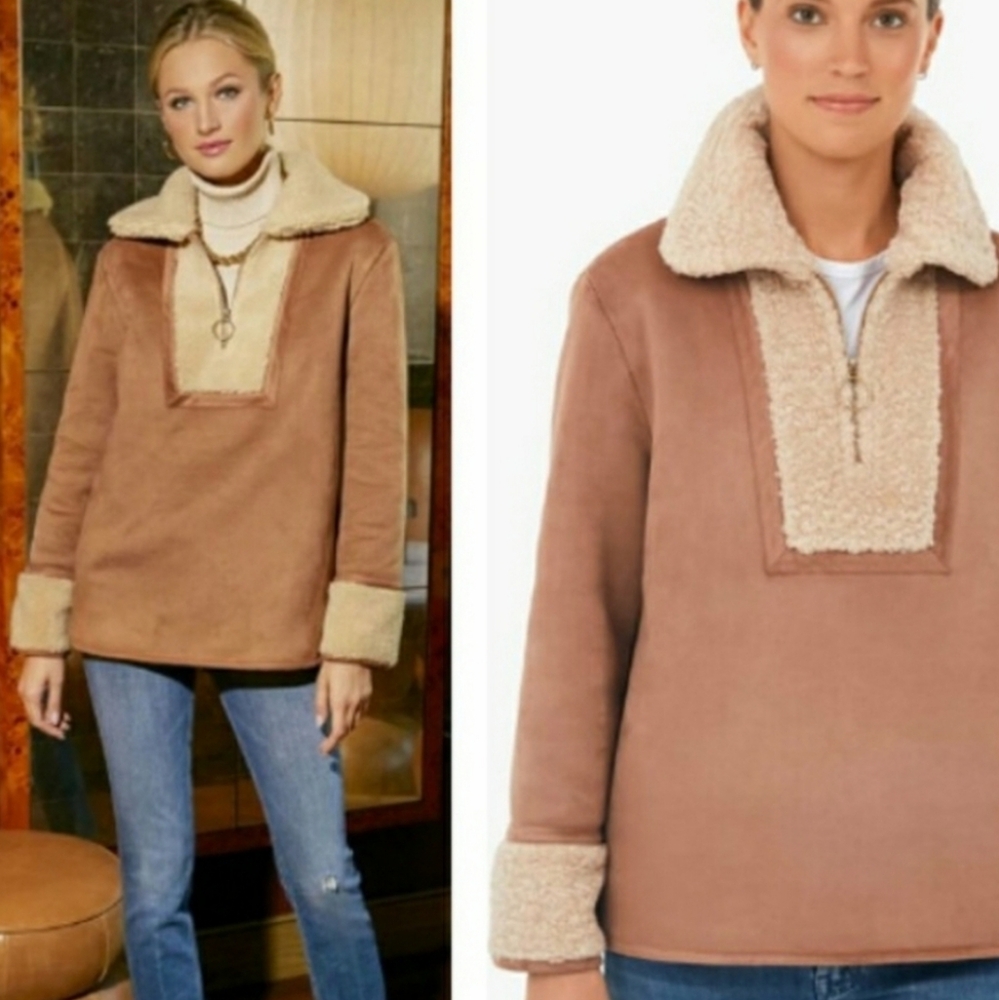 Tuckernuck Tan Sherpa-Lined Jacket